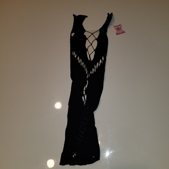 NWT Stocking Fabric Ligerie Teddy Dress OS - Picture 3 of 3